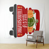 Tenture Camion Thanksgiving (En situation (horizontale))