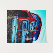 Tenture Camion vintage (Devant (Horizontal))