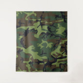 Tenture Camo Militaire Forêt Verte (Devant)