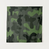 Tenture camouflage gris vert foncé no.14 imprimer (Devant)