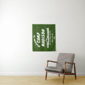 Tenture Camp Bachelorette Bach Mountain Camping Prop Sign (En situation)