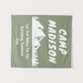 Tenture Camp Bachelorette Mountain Party Camping Prop Sign (Devant (Horizontal))