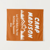 Tenture Camp Bachelorette Mountain Party Camping Prop Sign (Devant (Horizontal))