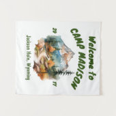 Tenture Camp Bachelorette Party Mountain Camping Prop Sign (Devant (Horizontal))