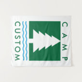 Tenture Camp Custom Bachelorette Bach Week-end (Devant (Horizontal))