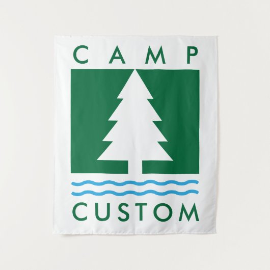 Tenture Camp Custom Bachelorette Bach Week-end (Devant)