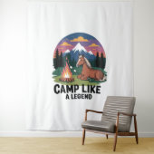 Tenture Camp d'équitation comme un camp de légende (En situation)