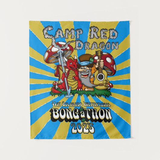Tenture Camp Red Dragon 2025 B.A.T. Tapestry (Devant)