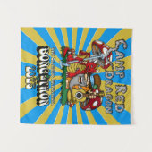 Tenture Camp Red Dragon 2025 B.A.T. Tapestry (Devant (Horizontal))