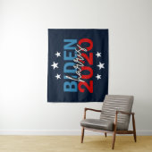 Tenture Campagne électorale Biden Harris 2020 Bleu Context (En situation)
