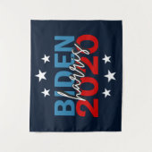 Tenture Campagne électorale Biden Harris 2020 Bleu Context (Devant)
