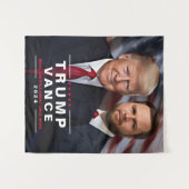 Tenture Campagne politique Trump Vance 2024 (Devant (Horizontal))