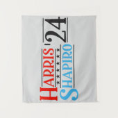 Tenture Campagne rétro Harris Shapiro 2024 (Devant)
