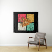 Tenture Campfire Vintage (En situation (horizontale))