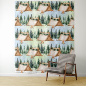 Tenture Camping Bonfire Campfire S'mores Outdoor Anniversa (En situation)