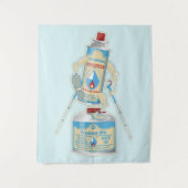 Tenture Camping gaz caniseurs drôle randonnée (Devant)