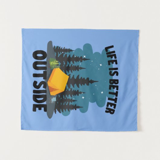 Tenture Camping Outdoor Lover (Devant (Horizontal))