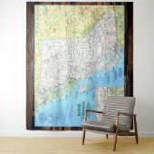 Tenture " Canada : 1992/aujourd'hui - Carte de la Colombie (En situation)