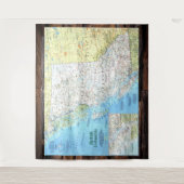 Tenture " Canada : 1992/aujourd'hui - Carte de la Colombie (Devant)