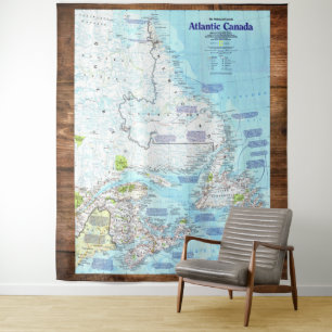 Tenture " Canada : 1993/aujourd'hui - Carte du Canada atla