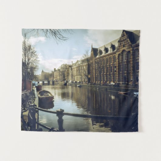 Tenture Canal d'Amsterdam (Devant (Horizontal))