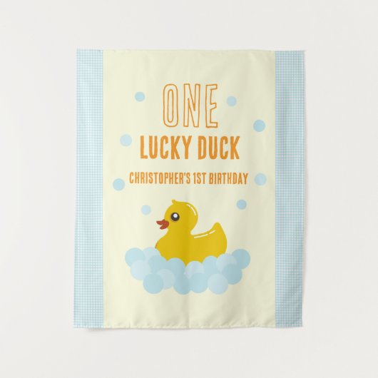 Tenture Canard 1er anniversaire (Devant)