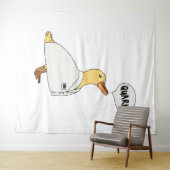 Tenture Canard de physique (En situation (horizontale))