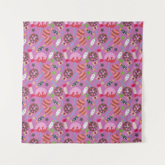 Tenture Candy pattern | Lollies pattern | lollipop 19 (Devant)