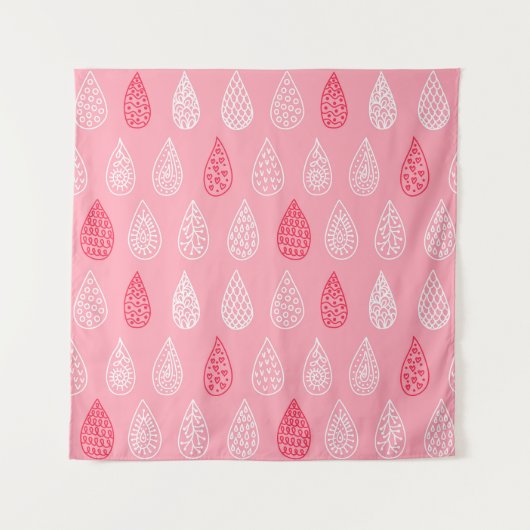 Tenture Canicule : motif vintage (Devant)