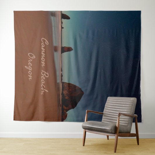 Tenture Cannon Beach Oregon Haystack Rock (En situation (horizontale))