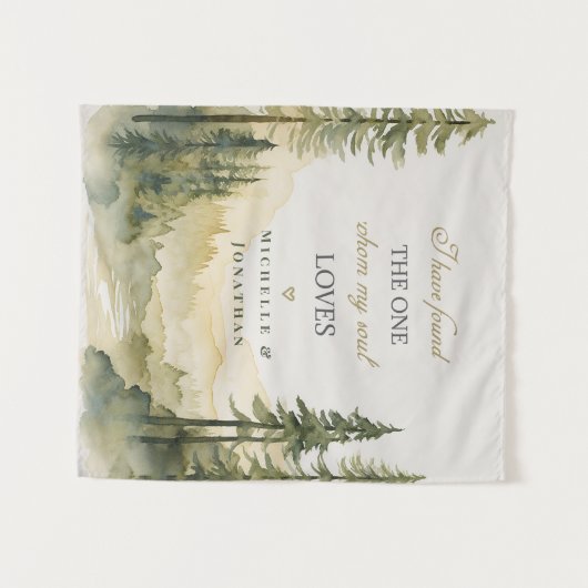 Tenture Cantique des Cantiques J'ai trouvé Celui Bible de  (Devant (Horizontal))