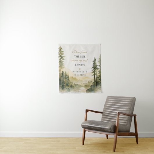 Tenture Cantique des Cantiques J'ai trouvé Celui Bible de  (En situation)