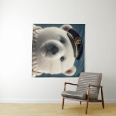 Tenture Capitaine du pilote d'ours polaire (En situation (horizontale))