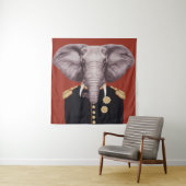 Tenture Capitaine Elephant (En situation)