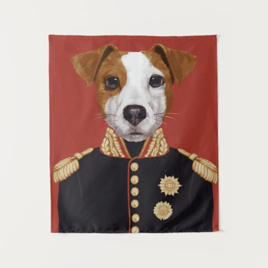 Tenture Capitaine Jack Russell (Devant)