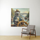 Tenture Capitaine Sloth Riverboat (En situation)