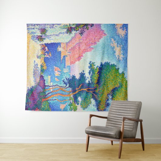 Tenture Capo di Noli, Signac (En situation (horizontale))