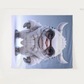 Tenture Caractère à cornes mignonnes (Devant (Horizontal))