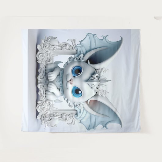 Tenture Caractère Aile-Oreille mignon (Devant (Horizontal))