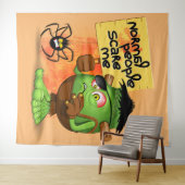 Tenture Caractère Frankenstein de 'Normal People Scare Me' (En situation (horizontale))