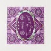 Tenture Cardinal Red Rosace (Devant (Horizontal))