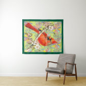 Tenture cardinal rouge (En situation (horizontale))