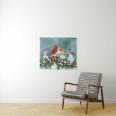 Tenture Cardinaux de Noël & Garland (En situation (horizontale))