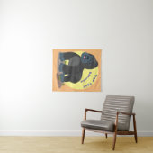 Tenture Caricature de gros gorilles joyeux (En situation (horizontale))