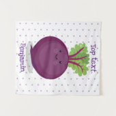 Tenture Caricature de la cuisine à la racine de betterave  (Devant (Horizontal))