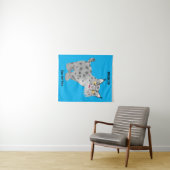 Tenture Caricature de lynx de lynx de lynx (En situation (horizontale))