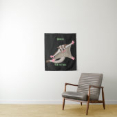 Tenture Caricature de planeur de sucre joyeux (En situation)