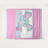 Tenture Caricature souris rat Nouvel An 2020 symbole enfan (Devant (Horizontal))