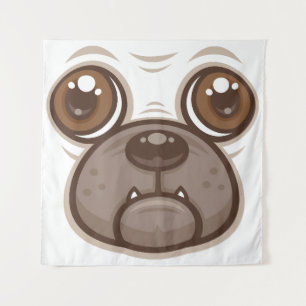Tenture Carlin de caricature Mug Chien Chien Chien Chien F