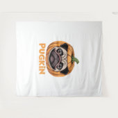 Tenture Carlin Pougkin Halloween Joyeux Halloween T-S surd (Devant (Horizontal))